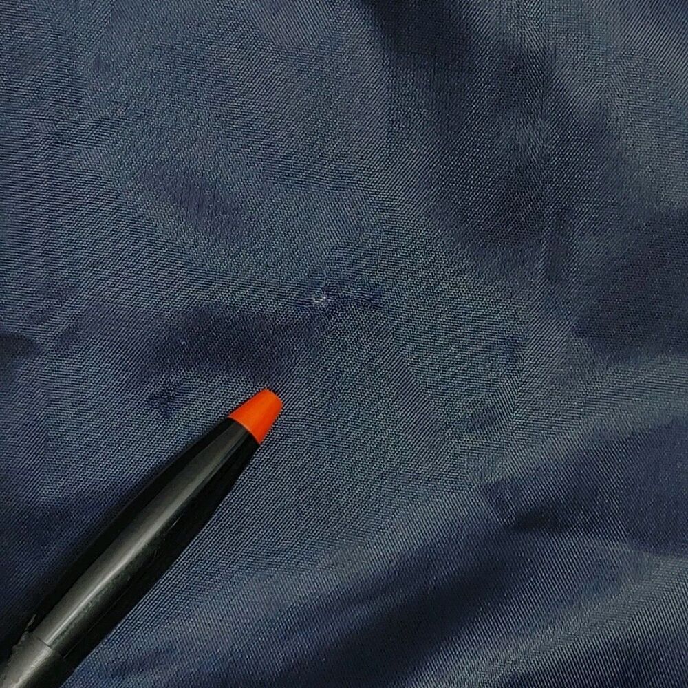 Vintage Russ Blue Pin Stripe Woman's Blazer Size 14 Petites Union Made In USA - Picture 3 of 10